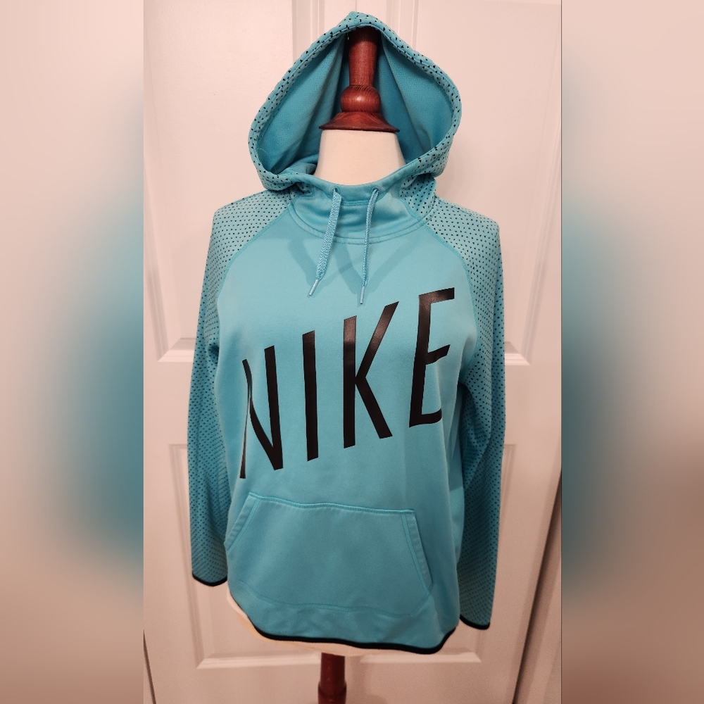 Nike Dri-fit Women's Turquoise Hoodie